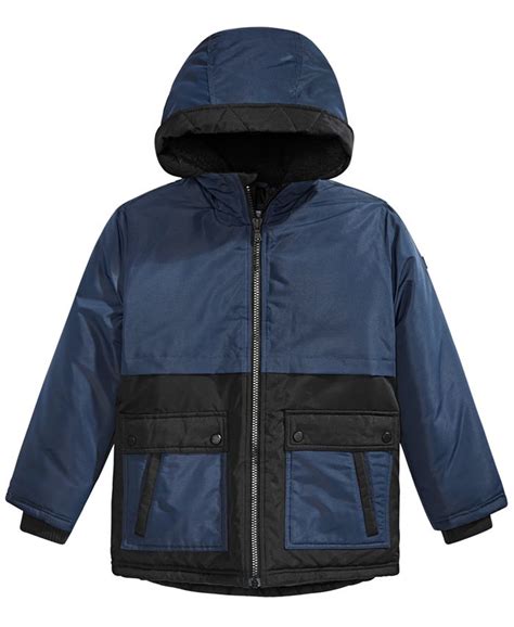 michael kors snorkel fur trimmed coat boys|Little Boys Snorkel Hooded Coat with Faux.